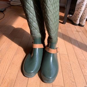 Sperry waterproof rubber boot EUC